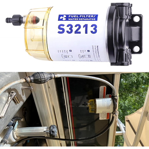 Nouvel ensemble filtre à carburant séparateur d'eau S3213 pour moteur hors-bord Mercury Suzuki >6L avec élément filtrant à base de bol transparent - Product Image 5