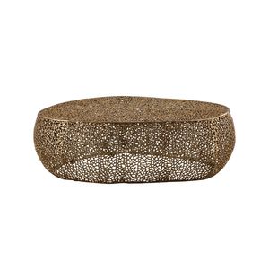 Tavolino da Caffè Ovale in Oro T3601 50 - Product Image 2