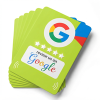 Tarjeta NFC sin Contacto de PVC T5577, Tarjeta de Revisión de Google RFID, Tarjeta de Pago con Código QR Personalizada OEM ODM, Solución de Marketing Empresarial, Resistente al Agua