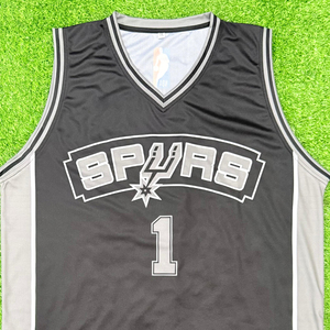 Maillots de basket-ball personnalisés de style NBA, légers, professionnels, impression par sublimation, design personnalisé, évacuation de l'humidité, séchage rapide, vêtements d'équipe - Product Image 3