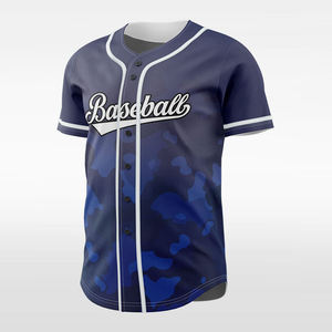 Ensembles de maillots de baseball respirants 100% polyester, couleur personnalisée, uniforme de baseball - Product Image 2