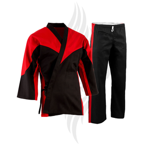 Conjuntos de Uniformes de Karate, Gi de Artes Marciales, Empaque Personalizado, Poliéster/Algodón, Secado Rápido, Transpirable, Unisex para Adultos, Servicio OEM, Alta Calidad - Product Image 1