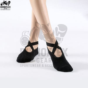 Nuevos Calcetines de Yoga Antideslizantes con Separación de Cinco Dedos para Pilates, Yoga, Gimnasio en Casa, Barre, Danza, Equilibrio, Estabilidad, Suaves, Transpirables, de Forro Polar - Product Image 4