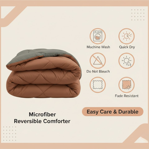 Couette Moderne en Microfibre Peach 200TC pour Toutes les Saisons |   Couverture de lit ultra douce, légère, chaude, de qualité hôtelière et durable | - Product Image 5