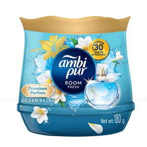 Ambientador en Gel Redondo Ambi Pur Ocean 180g, Eliminador de Olores de Larga Duración, Tema Plantas/Flores, Venta al Por Mayor - Product Image 1
