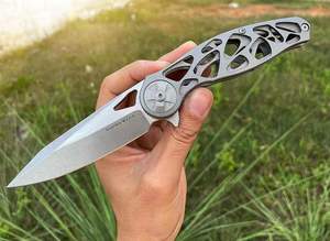 Navaja <span class=keywords><strong>Plegable</strong></span> EDC <span class=keywords><strong>de</strong></span> Alta Dureza con Mango <span class=keywords><strong>de</strong></span> Aleación <span class=keywords><strong>de</strong></span> Titanio y Acero M390 <span class=keywords><strong>de</strong></span> Primera Calidad, OEM, para Campamento, Bolsillo, <span class=keywords><strong>Caza</strong></span>, Supervivencia al Aire Libre - Product Image 3