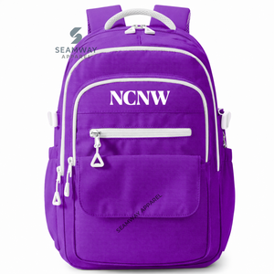 NCNW Sorority Backpack Stylish Bookbag Durable Cordura Daypack <b>Large</b> Capacity <b>Rucksack</b> Casual Travel Pack For Women - Product Image 1