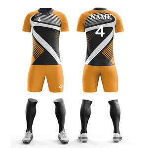 Tenue de football d'été respirante, ensembles d'équipements de football imprimés numériquement, kit complet, vêtements de rugby, uniforme de basketball et de football - Product Image 1
