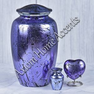 โกศเผาศพอลูมิเนียมที่ซับซ้อนและมีรายละเอียดที่ทำด้วยมือที่ซับซ้อนที่ระลึกโดยสัจพจน์ของบ้าน - Product Image 5