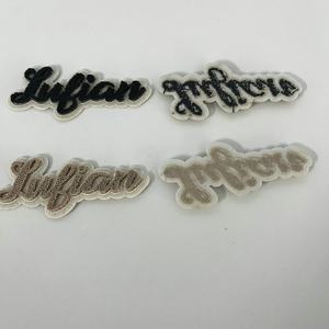 Écusson brodé thermocollant personnalisé avec logo, idéal pour vêtements, sacs, casquettes, DIY, vente en gros, badge brodé 3D, transfert thermique - Product Image 5