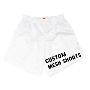 Men's Custom 100% Polyester <b>Mesh</b> Shorts Sublimation Printing Mid Waist <b>Mesh</b> Shorts Breathable Wholesale Plain <b>Mesh</b> Shorts - Product Image 3