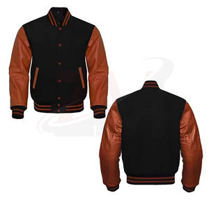 Chaqueta Oversize Negra para Hombre con Cuello en V, Parche Bordado, Servicios ODM y OEM, Estampado de Letras con Tachuelas - Product Image 3