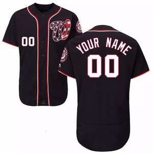 Camiseta de Béisbol de los Nationals para Hombre, Personalizable con Nombre y Número, 100% Poliéster, Transpirable, Sin Mangas, Corte Regular, Para Todas las Temporadas, Antibacteriana - Product Image 3