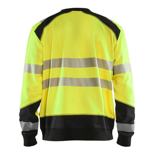 Sweat à capuche noir unisexe de sécurité en polyester, réfléchissant classe 3, ignifuge, détectable par détecteur de métaux, pour vêtements de travail d'hiver - Product Image 4