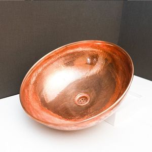 Lavabo de Cobre Forjado a Mano, Lavabo de Baño de Primera Calidad, Elegante Accesorio Decorativo para Baño, Colección de Lujo para el Hogar - Product Image 4