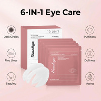 Masque pour les yeux bio-collagène, traitement de nuit contre les cernes et les rides, patchs hydrogel pour les yeux au rétinol et à la caféine, soins de la peau coréens
