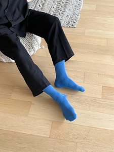 Calcetines de Hombre, Estilo Clásico, de Algodón, Transpirables, Tejidos, para Uso Diario, Temporada de Primavera - Product Image 6