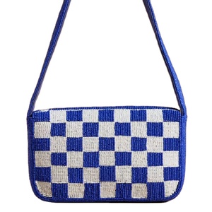 Indian Art Seed Beads Handbag With Handmade Embroidery Patterns Beaded Embroidery handbags - Product Image 1
