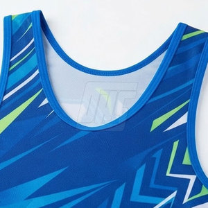 Combinaisons de lutte pour hommes, coupe confortable, tissu léger, pour l'entraînement, la pratique, la salle de sport, les compétitions et les sports. - Product Image 4