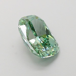 Diamant CVD vert vif fantaisie modifié taille coussin de 1,81 carat, clarté VS1, excellente taille, pierre précieuse créée en laboratoire pour joaillerie fine - Product Image 4