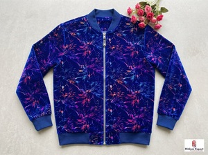 ผ้ากำมะหยี่พิมพ์ลายฟอยล์ขายส่ง สำหรับผู้ผลิตเสื้อผ้า แบรนด์แฟชั่น และการผลิตเสื้อผ้า - Product Image 3