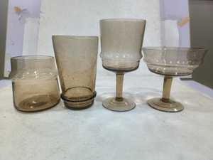 Gobelet à boire en verre fait main avec finition bulle - Product Image 3