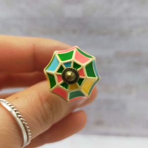 Accesorios para Casa de Muñecas en Miniatura 1:12, Lámpara de Mesa de Metal Pintada para Decoración - Product Image 5