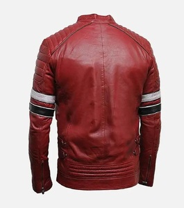 Tailor Made Leather Jackets Men Genuine Leather Jackets Breathable OEM Leather Jacket for Men in Different Look and Designs - Product Image 2