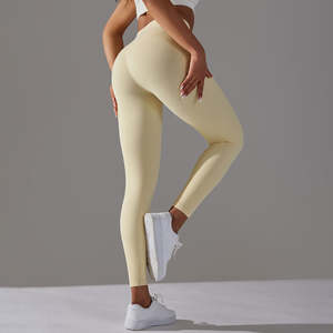 Pantalones de Yoga de Cintura Alta para Mujer, Pantalones Deportivos Transpirables de Secado Rápido, Elásticos en Cuatro Direcciones, Suaves y Sin Costuras - Product Image 5