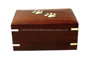 Wooden Urn <b>Box</b> for Pet <b>Ashes</b> Wood Cremation Urns for Cat and <b>Dog</b> <b>Ashes</b> Keepsake Urns at Low Price - Product Image 2