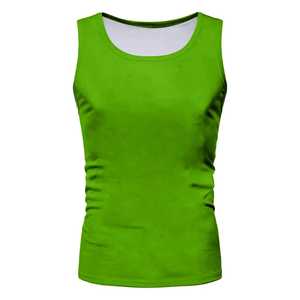 Nouveauté 2026 – Débardeurs Homme à Capuche Col V Coupe Musclée avec Logo Personnalisé, 100% Coton, Séchage Rapide, pour Entraînement, avec Badge - Product Image 3