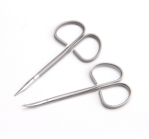 Tijeras para Cutículas de Uñas con Mango Extra Fuerte, Recortador de Cejas y Vello de Nariz, Tijeras de Acero Inoxidable para Cutículas - Product Image 6
