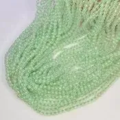 Perles de pierres précieuses en améthyste verte naturelle, micro-facettées, rondes, qualité AA, 2-2,5 mm, en fil - Product Image 4