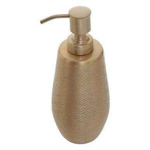 Distributeur de savon liquide en acier inoxydable de haute qualité, support mural, écologique, pour cuisine, salle de bain, hôtel, design feuille exquis - Product Image 1