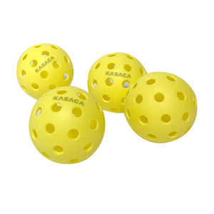 Paquet de 4 balles de pickleball extérieures de haute qualité avec 40 trous Équipement de pickleball en matériau PP résistant à l'approvisionnement direct d'usine - Product Image 1
