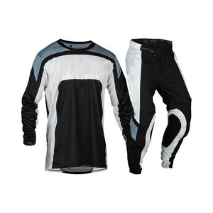 Ensemble de maillot et pantalon de motocross confortable à manches courtes pour homme adulte, équipement de conduite, vêtements de sport pour course automobile - Product Image 3