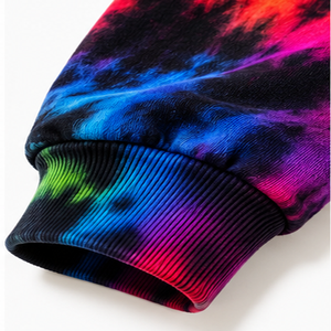 Sweat-shirt Tie-Dye à ourlet soigné 100% Coton, Vêtements en gros, coupe longue, collection personnalisée en gros, exportateur premium, pour superposition - Product Image 4