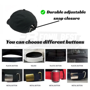 Casquettes de baseball ajustées à 6 panneaux en sergé 100 % polyester de haute qualité, avec panneau avant sportif, personnalisables pour sports de plein air, golf, voyage, Vietnam - Product Image 5