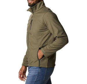Veste softshell slim fit de fabrication professionnelle, vêtement décontracté pour usage extérieur, couleurs contrastées pour hommes. - Product Image 5