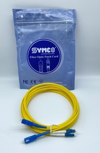 สายแพทช์ไฟเบอร์ออปติก SYMCO SC/UPC LC/UPC SM-DX-3.0-5M-2 เกรดโทรคมนาคม แบบดูเพล็กซ์ LSZH ผ่านการทดสอบจากโรงงาน 100% รับประกัน 1 ปี - Product Image 5