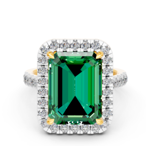 Anillo Clásico Personalizado de Oro Sólido de 14K, 9K, 10K, 18K con Gema de Laboratorio de 5 Quilates, Certificado IGI, Chapado en Rodio, Unisex, MOQ 3 Piezas, 10 Piezas, OEM, ODM, E201121 - Product Image 2