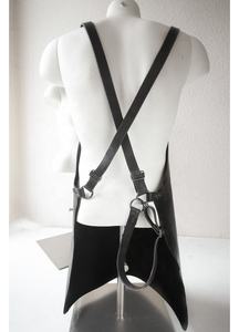 Delantal de Cocina Personalizado con Correa Ajustable, Delantal de Cuero Crazy Horse para Trabajos Multipropósito, Delantales de Chef - Product Image 5