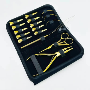 Servicio OEM, Kit de Pinzas para Extensiones de Cabello de Acero Inoxidable, Estilo Moderno, Ligeras, Duraderas, Reutilizables, para Uso Comercial - Product Image 6