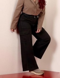 Womens Casual College & Vacation Wear <b>Boot</b> Cut Denim Jeans Mid Waist Regular Fit Vintage Style Cotton - Product Image 5