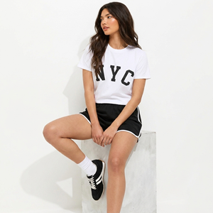 Top Quality Women's Graphics Printed Fashion T-Shirts Soft Fabric 100% Cotton Women's Top Trendy High Demand Women's Wear - Product Image 6