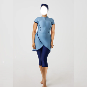 Servicio OEM, Traje de Baño Musulmán de Alta Calidad y a la Moda, Traje de Baño Islámico para Mujer, Traje de Baño Personalizado para Niñas de 2 Piezas - Product Image 5