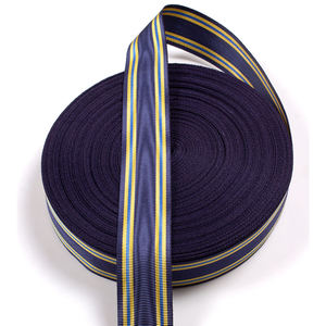 Wholesale Custom Logo Recycled Ceremonial Medal Moire <b>Ribbons</b> Solid Custom Printed Fabric Woven - Product Image 4