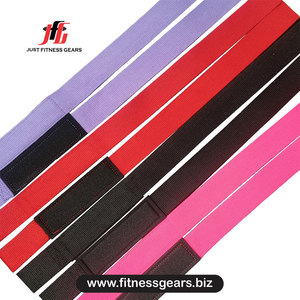 Support de poignet réglable avec fermeture auto-agrippante antidérapant pour musculation et entraînement de force unisexe violet - Product Image 2