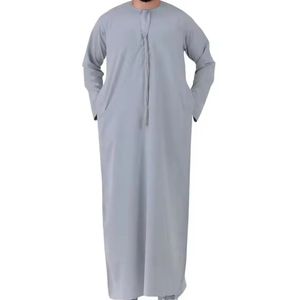 Premium Emirati Thobe Forest Luxury Kandura Traditional Arabic Wear Elegant Mens Jubba Casual Lightweight Soft Breathable Modern - Product Image 4