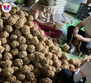 AVAILABLE Custom Logo Coir Chew Ball Coconut Fiber Pet Toy Non-Toxic Husk Sphere For All Pets Teeth Cleaning Playing Training - Product Image 6